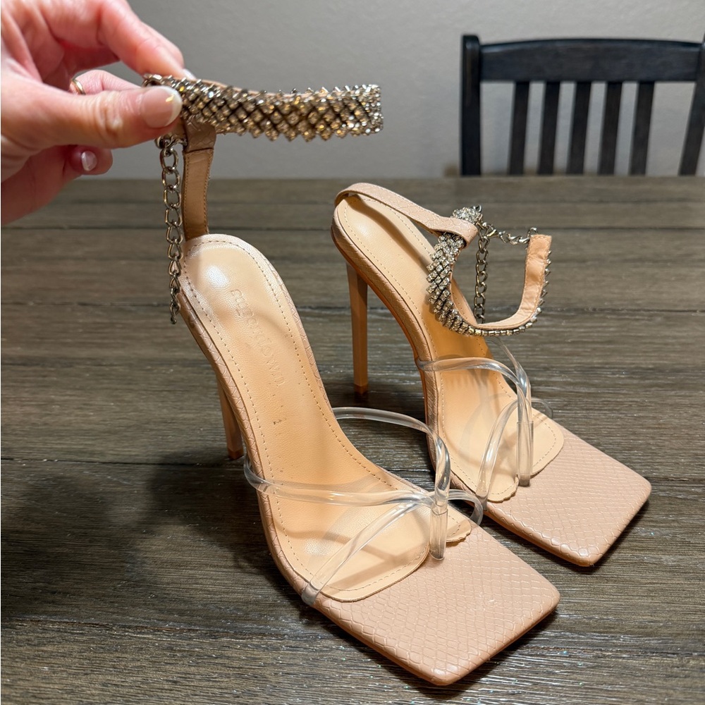 Superdown Ankle Strap Heel